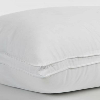 Ella Jayne Gusseted Microfiber Soft Density 2-Piece Pillow Set