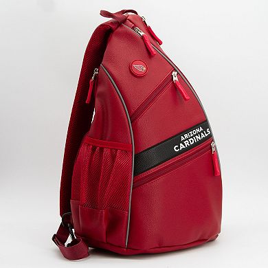 Arizona Cardinals Faux Leather Backpack