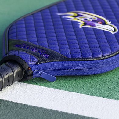 NFL Baltimore Ravens Quilted Pickleball Paddle Cover