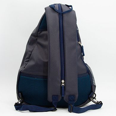 Denver Broncos Faux Leather Backpack