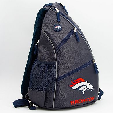 Denver Broncos Faux Leather Backpack