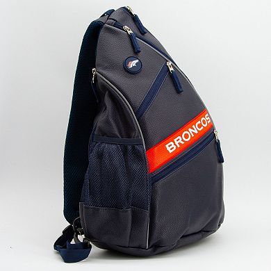 Denver Broncos Faux Leather Backpack