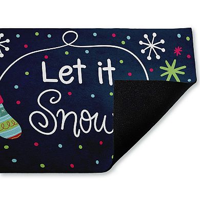 Stupell Home Decor Let It Snow Mittens Door Mat