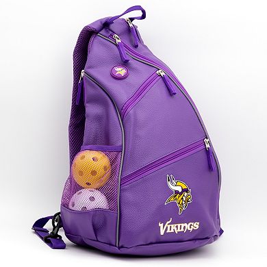Minnesota Vikings Faux Leather Backpack