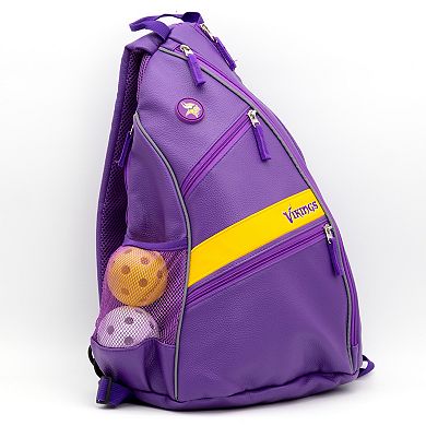 Minnesota Vikings Faux Leather Backpack