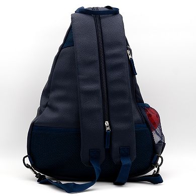 New England Patriots Faux Leather Backpack