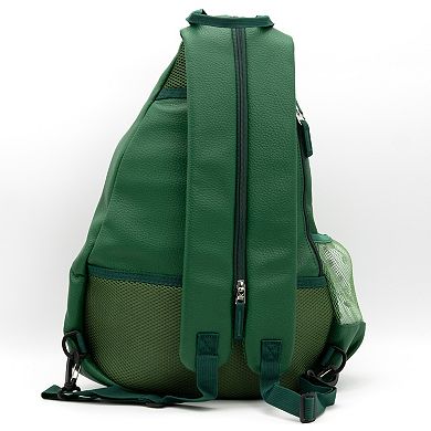 New York Jets Faux Leather Backpack