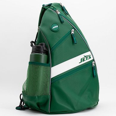 New York Jets Faux Leather Backpack