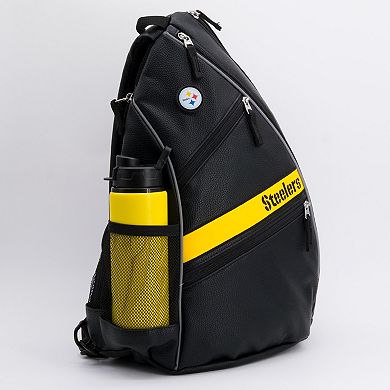 Pittsburgh Steelers Faux Leather Backpack