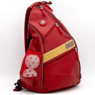 San Francisco 49ers Faux Leather Backpack