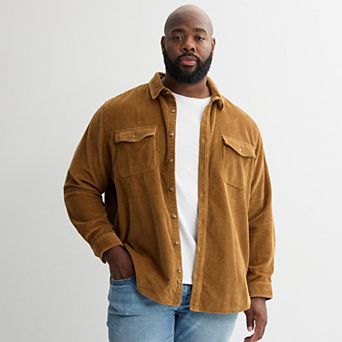 Big & Tall Sonoma Goods For Life® Corduroy Overshirt