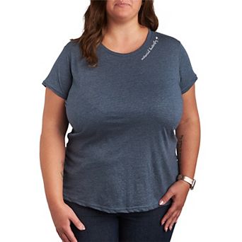 Plus Size Antisocial Butterfly Graphic Tee