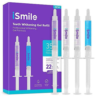 iSmile Teeth Whitening Gel Syringe Refill Kit