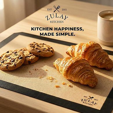Zulay Kitchen 2-Pack Reusable Non-Stick Silicone Baking Mat