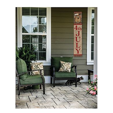 COURTSIDE MARKET Celebrate 250 Liberty Mason Wooden Wall Decor