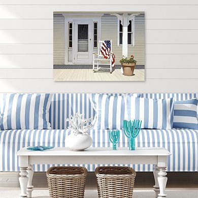 COURTSIDE MARKET Celebrate 250 American Wall Decor Canvas