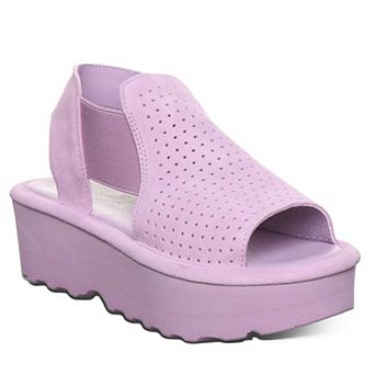 Bearpaw Tatiana Women's Platform Sandals Wedge Slip-On Perforated Sandals
