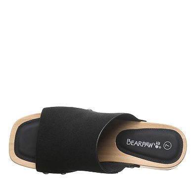 Bearpaw Tilda Women's Heeled Clog Sandals With Stud Detail
