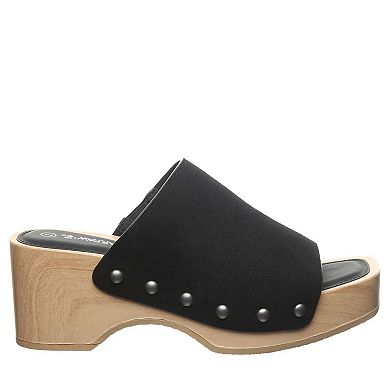 Bearpaw Tilda Women's Heeled Clog Sandals With Stud Detail