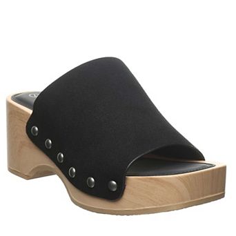 Bearpaw Tilda Women's Heeled Clog Sandals With Stud Detail