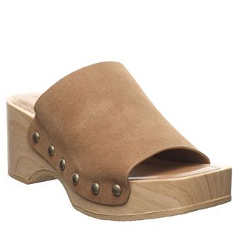 Bearpaw Tilda Women's Heeled Clog Sandals With Stud Detail