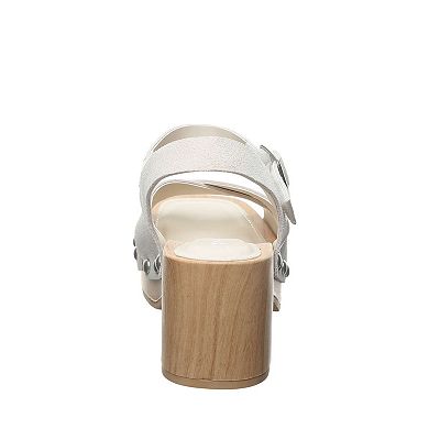 Bearpaw Colette Women's Slingback Clog Sandals With Block Heel