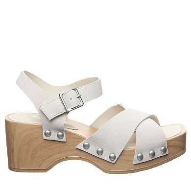 Bearpaw Colette Women's Slingback Clog Sandals With Block Heel