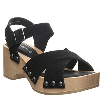 Bearpaw Colette Women's Slingback Clog Sandals With Block Heel