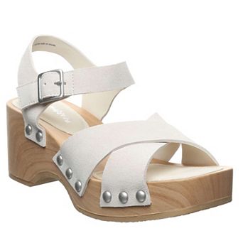 Bearpaw Colette Women's Slingback Clog Sandals With Block Heel