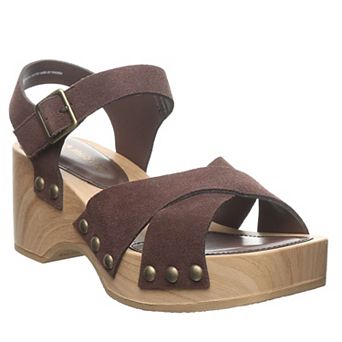 Bearpaw Colette Women's Slingback Clog Sandals With Block Heel