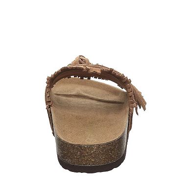 Bearpaw Perla Women's Fringe Slide Sandals