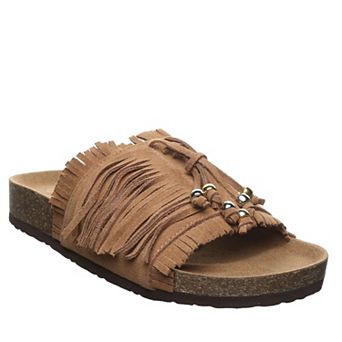 Bearpaw Perla Women's Fringe Slide Sandals