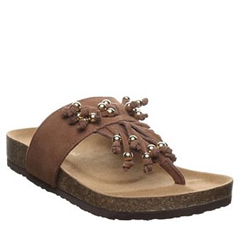 Bearpaw Cosima Women's Thong Sandals With Beaded Accent