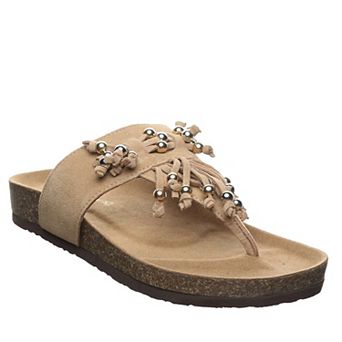 Bearpaw Cosima Women's Thong Sandals With Beaded Accent