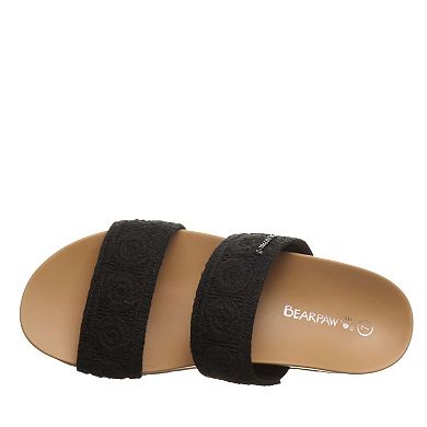 Bearpaw Mandy Women's Platform Slide Sandals Wedge Slip-On Comfort Sandals
