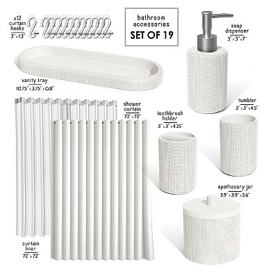 Clara Clark Complete Bathroom Set