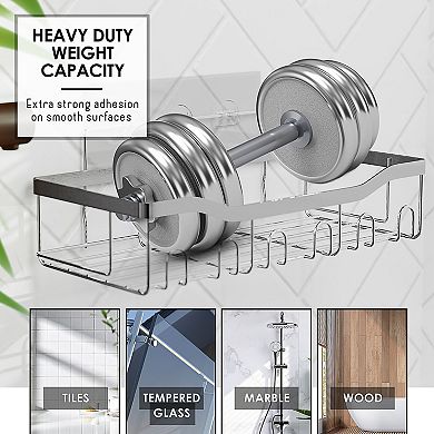 Clara Clark Bathroom Set with Shower Caddy