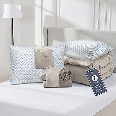 Nestl Pintuck Bed in a Bag with Ice pillow