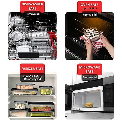 Eatex Modular Glass Kitchen Storage Container Set