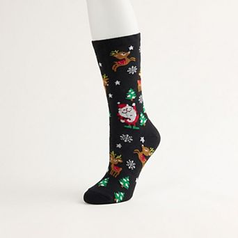 Women's SHINE Santa & Forest Friends Socks