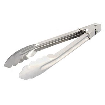 Household Restaurant Kitchen Vegetable BBQ Buffet Meat Bread Food Clamp Serving Tongs Clip 9"
