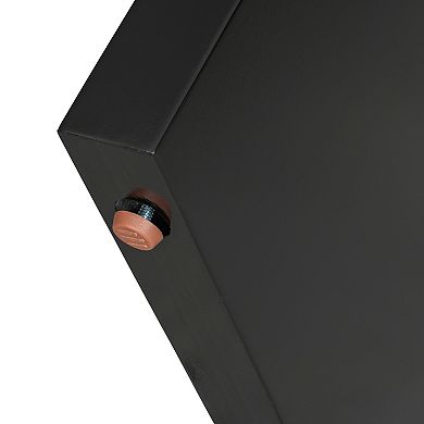 Aoolive Modern Console Table, Geometric Sofa Table with 60'' Long Tabletop