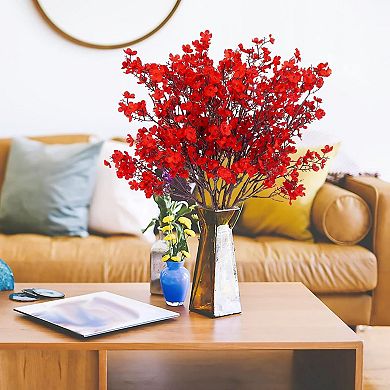 6 Pcs Baby’s Breath Artificial Flowers Silk Faux Bouquet for Home Wedding Decor