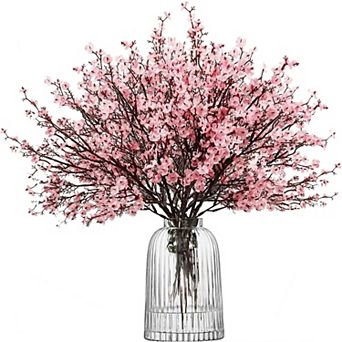 6 pc Baby’s Breath Artificial Flowers Silk Faux Bouquet for Home Wedding Decor