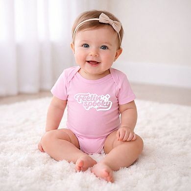 Feelin' Spooky Stars - Baby Short Sleeve Bodysuit