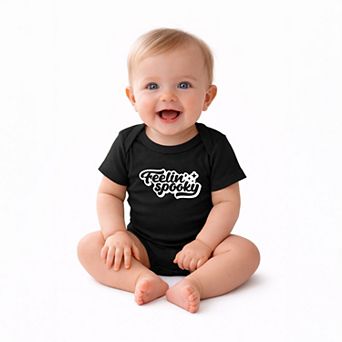 Feelin' Spooky Stars - Baby Short Sleeve Bodysuit