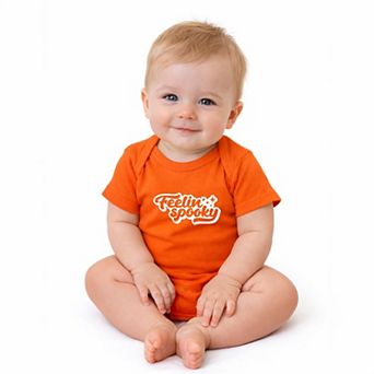 Feelin' Spooky Stars - Baby Short Sleeve Bodysuit