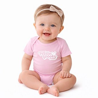 Feelin' Spooky Stars - Baby Short Sleeve Bodysuit