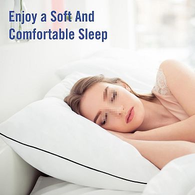 Hotel Collection Bed Pillows for Sleeping 2 Pack Standard Size Cooling Pillows Set of 2 for Back