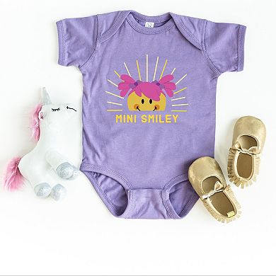 Mini Smiley Aria Sunshine - Baby Short Sleeve Graphic Bodysuit